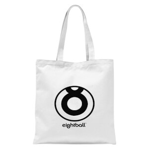 Ei8htball Large Circle Logo Tote Bag - White