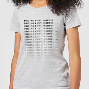Captain Marvel Paging Women's T-Shirt - Grey