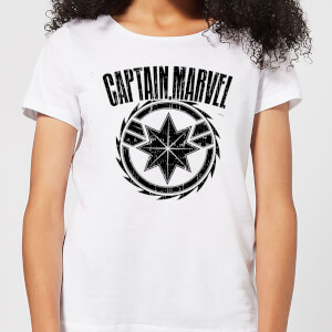 Captain Marvel Logo Women's T-Shirt - White