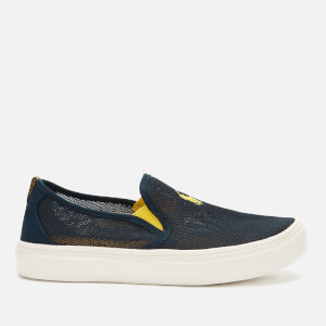 Polo Ralph Lauren Kids' Wayson Mesh Slip-On Pumps - Navy/Yellow PP