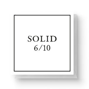 Solid 6/10 Square Greetings Card (14.8cm x 14.8cm)