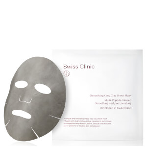 Swiss Clinic Detoxifying Grey Clay Sheet Mask 34g