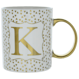 Candlelight Initial Mug