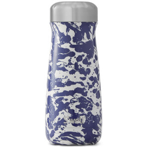 S'well Enamel Blue Traveller Water Bottle 470ml
