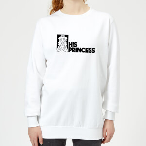 Super Mario His Princess Women's Sweatshirt - White