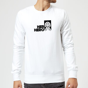 Super Mario Her Hero Sweatshirt - White