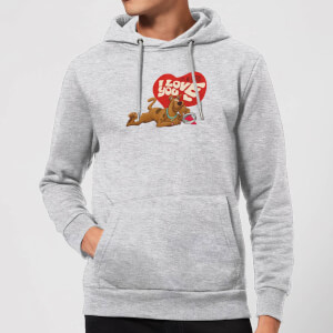 Scooby Doo It's No Mystery I Love You Hoodie - Grey