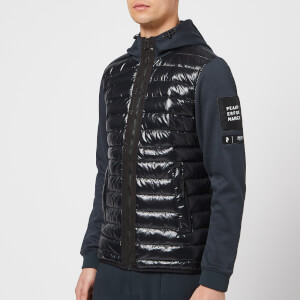 Peak Performance Men's Hybrid Hood Zip Jacket - Salute Blue