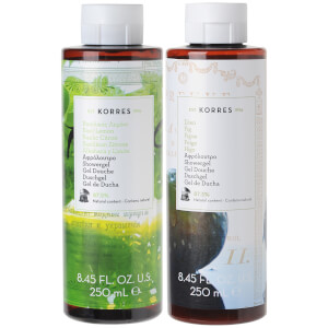 KORRES Natural The Greek God Shower Gel Duo (Vegan)