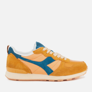 Diadora Camaro Used Trainers - Orange Mustard