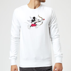 Disney Mickey Cupid Sweatshirt - White