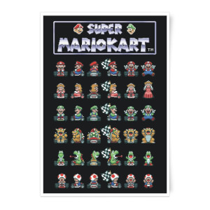 Nintendo Retro Racer Art Print
