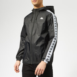 Kappa Men's Zip Through Rain Jacket - Black