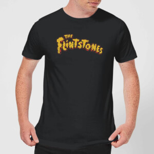 The Flintstones Logo Men's T-Shirt - Black