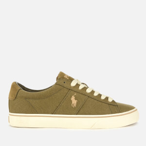 Polo Ralph Lauren Men's Sayer-Ne Canvas Vulcanised Trainers - Field Sage