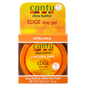 Cantu Shea Butter for Natural Hair Extra Hold Edge Stay Gel