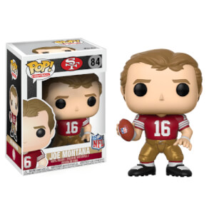 NFL Joe Montana 49ers Home Jersey Pop! Vinyl Figure