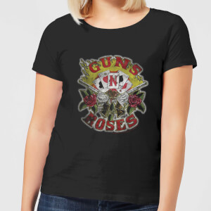 Guns N Roses Cards Women's T-Shirt - Black
