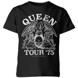 Queen Tour 75 Kids' T-Shirt - Black 