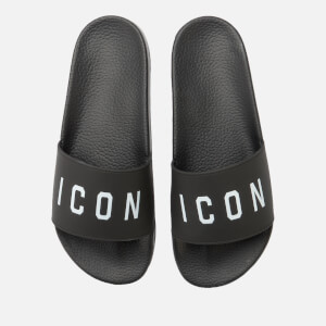 Dsquared2 Men's Icon Slide Sandals - Black