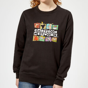 Cartoon Network Logo Characters Women's Sweatshirt - Black