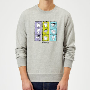 Ed, Edd n Eddy Heads Sweatshirt - Grey