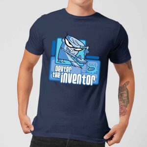 Dexters Lab The Inventor Men's T-Shirt - Navy
