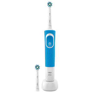 Oral-B Vitality Plus CrossAction Power Handle Electric Toothbrush - Blue