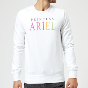 Disney Little Mermaid Princess Ariel Sweatshirt - White