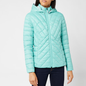 Barbour Women's Rowlock Quilt Coat - Sea Green/Ice White