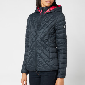 Barbour Women's Rowlock Quilt Coat - Navy/Lobster