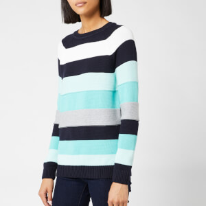 Barbour Women's Overseas Knitted Jumper - Navy