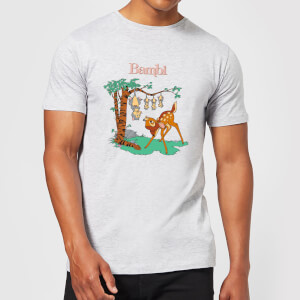 Disney Bambi Tilted Up Men's T-Shirt - Grey