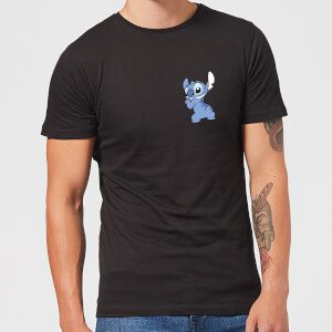Disney Stitch Backside Men's T-Shirt - Black
