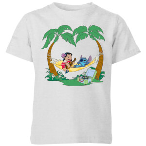 T-Shirt Disney Lilo And Stitch Play Some Music - Grigio - Bambini