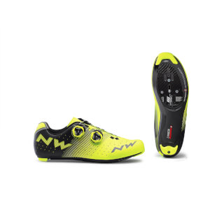 Northwave Revolution Road Shoes - Yellow Fluo/Black