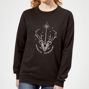 Harry Potter Expecto Patronum Women's Sweatshirt - Black