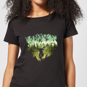 Harry Potter Patronus Lake Women's T-Shirt - Black