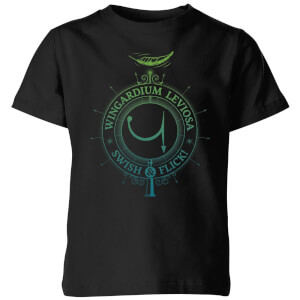 Harry Potter Wingardium Leviosa Kids' T-Shirt - Black