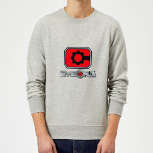 Justice League Cyborg Logo Sweatshirt - Grey