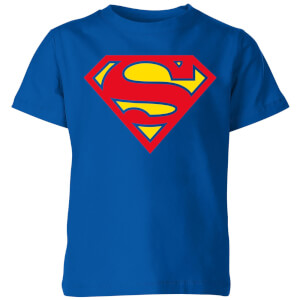 Justice League Supergirl Logo Kids' T-Shirt - Royal Blue