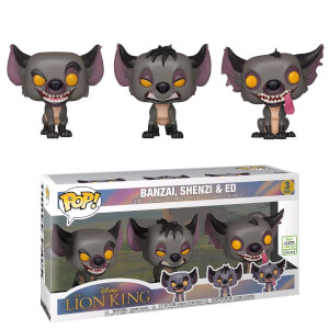 Lion King - Hyenas Banzai, Shenzi & Ed Pop! Vinyl Figure 3-pack ECCC 2019 EXC