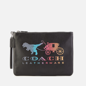 Coach Women's Rexy and Carriage Large Wristlet 30 Bag - Black Multi
