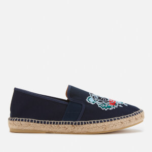 KENZO Men's Tiger Head Elastic Espadrilles - Navy Blue