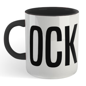 C*ck Mug - White/Black