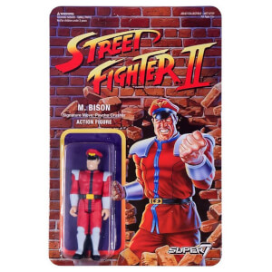Super7 Street Fighter M Bison ReAction Figure