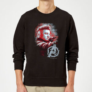 Avengers Endgame Hawkeye Brushed Sweatshirt - Black