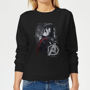 Avengers Endgame Thor Brushed Women's Sweatshirt - Black