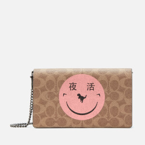 Coach 1941 Women's Coated Canvas Signature Rexy by Yeti Out Callie Bag - Tan Oxblood