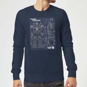 Transformers Optimus Prime Schematic Sweatshirt - Navy